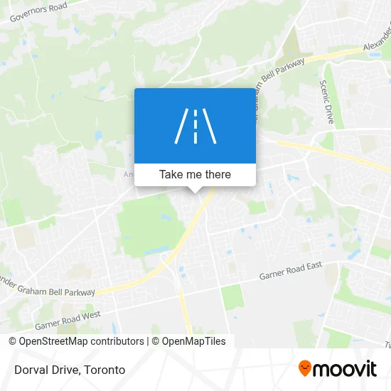 Dorval Drive map
