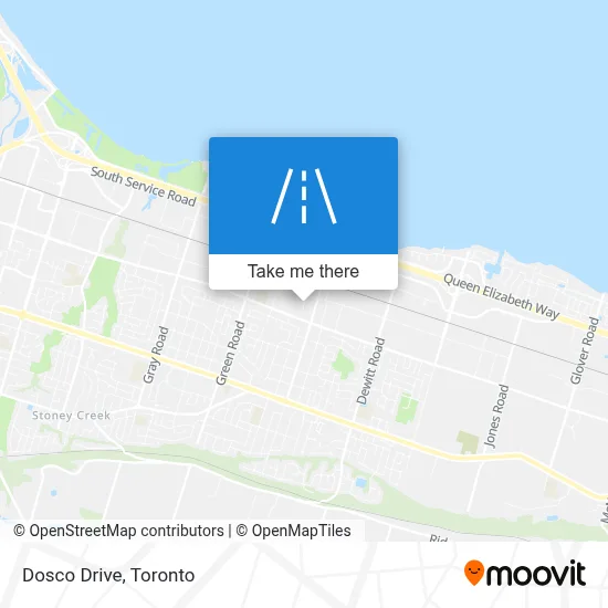Dosco Drive map