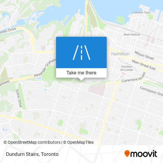 Dundurn Stairs map