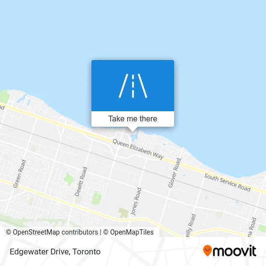 Edgewater Drive map