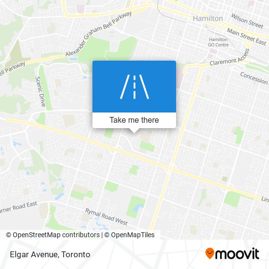 Elgar Avenue map