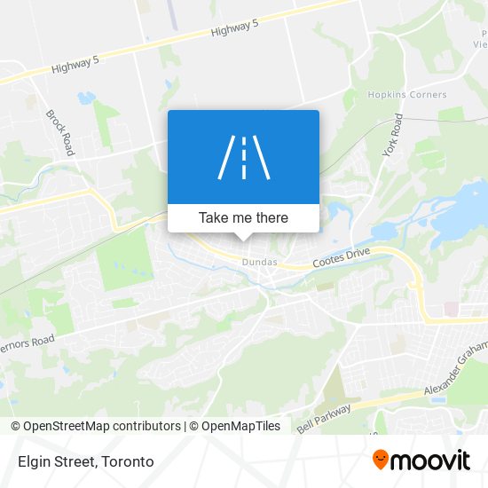 Elgin Street map