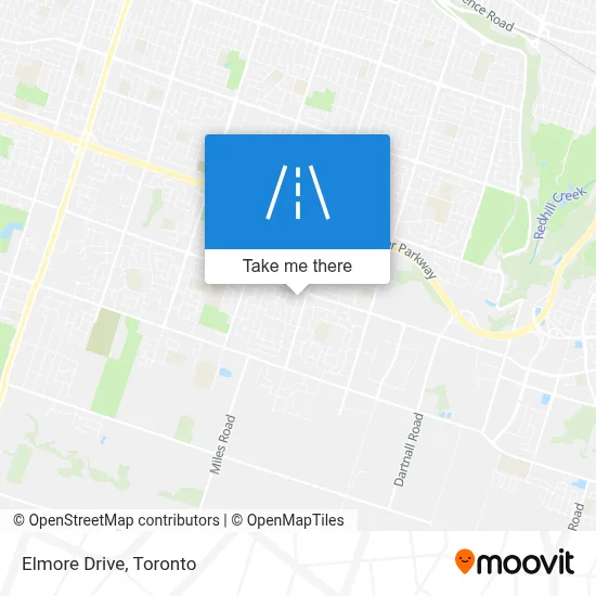 Elmore Drive map