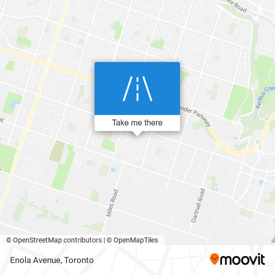 Enola Avenue map