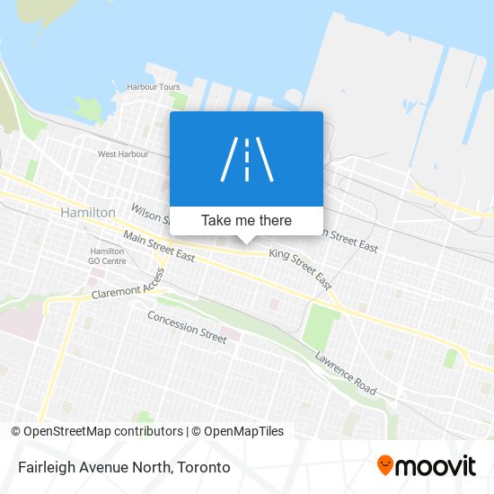 Fairleigh Avenue North map