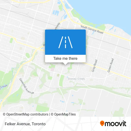 Felker Avenue map