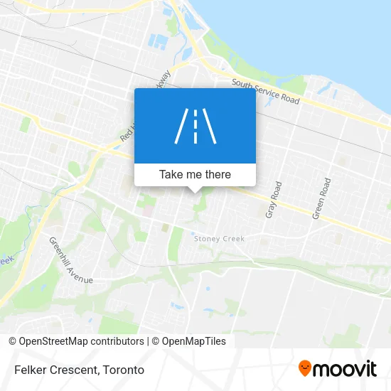 Felker Crescent map