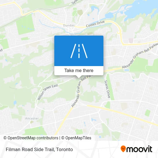 Filman Road Side Trail map