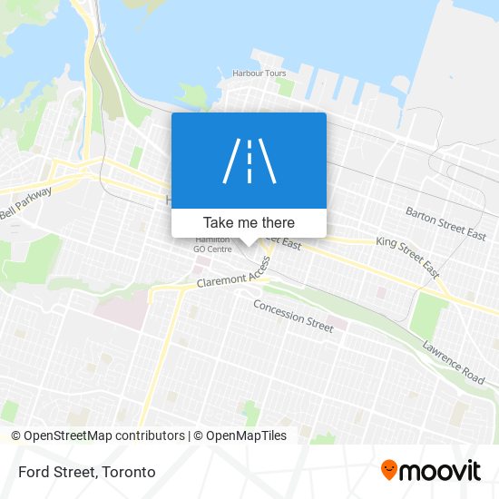 Ford Street map