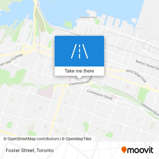 Foster Street map