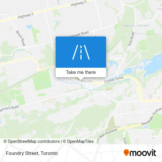 Foundry Street map