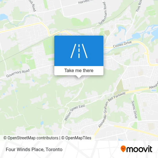 Four Winds Place map