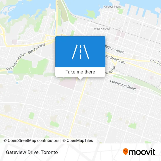 Gateview Drive map