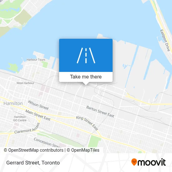 Gerrard Street map