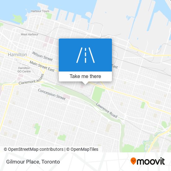 Gilmour Place map