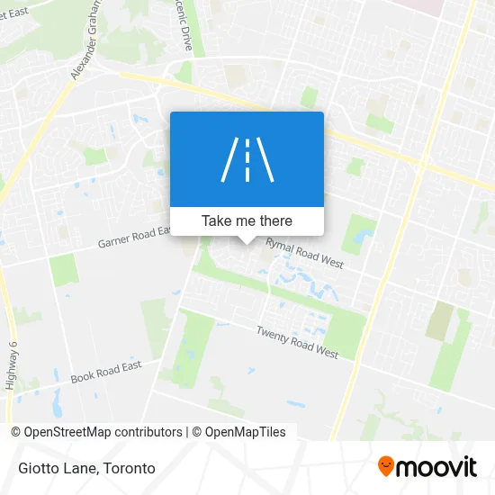 Giotto Lane map