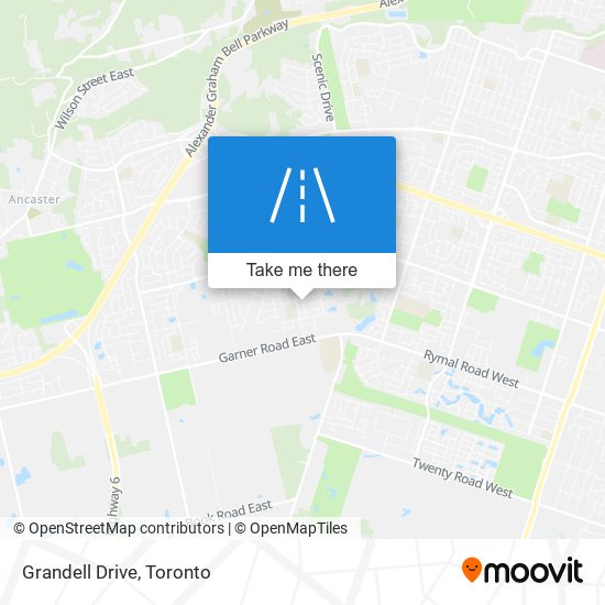 Grandell Drive map