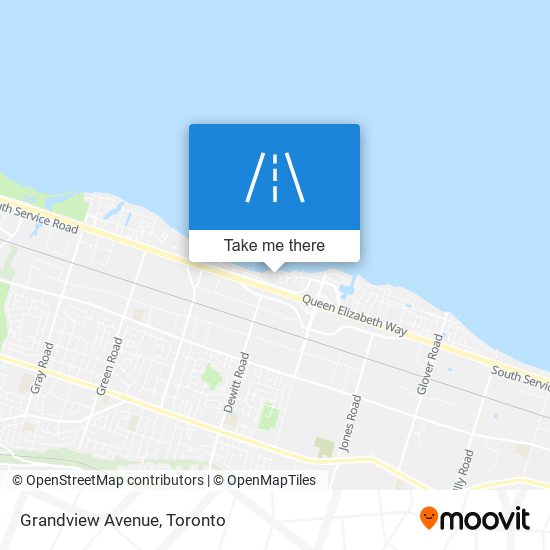 Grandview Avenue map
