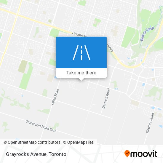 Grayrocks Avenue map