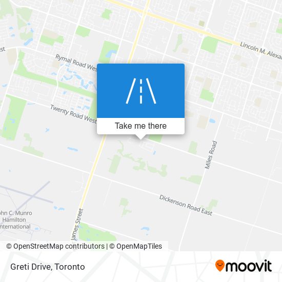 Greti Drive map