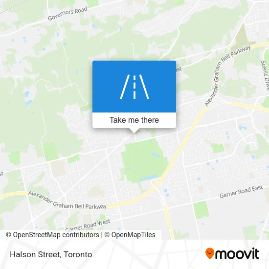 Halson Street map