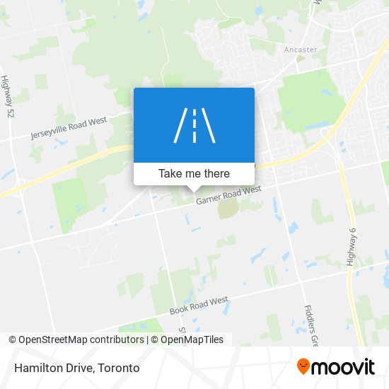 Hamilton Drive map