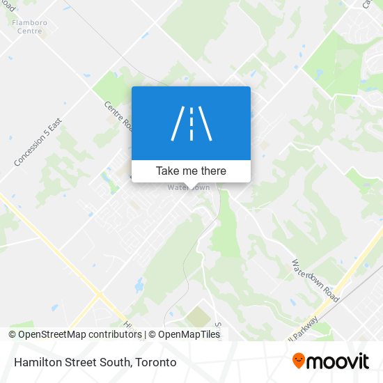 Hamilton Street South plan