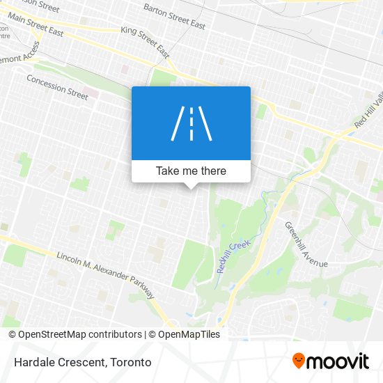 Hardale Crescent map