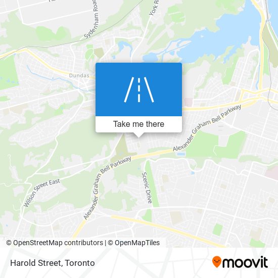 Harold Street map