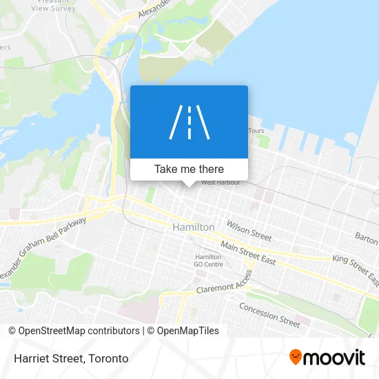 Harriet Street map