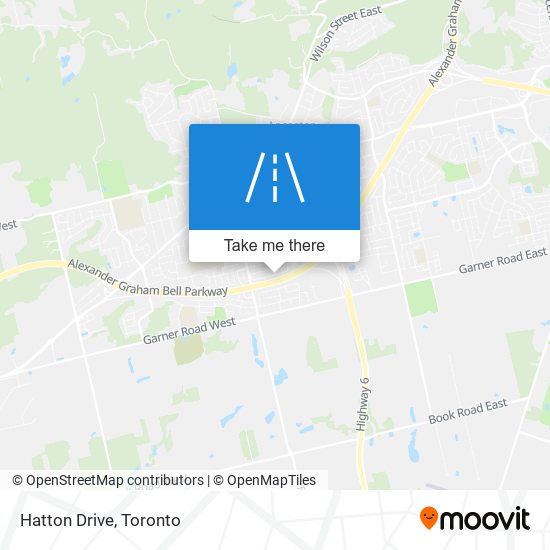 Hatton Drive map