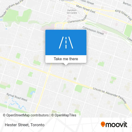 Hester Street map