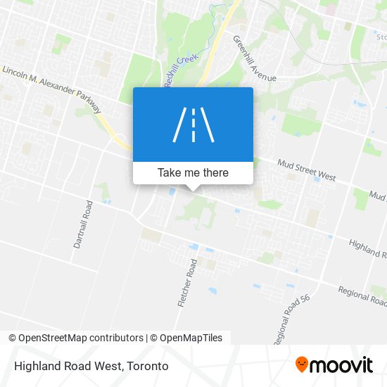 Highland Road West plan