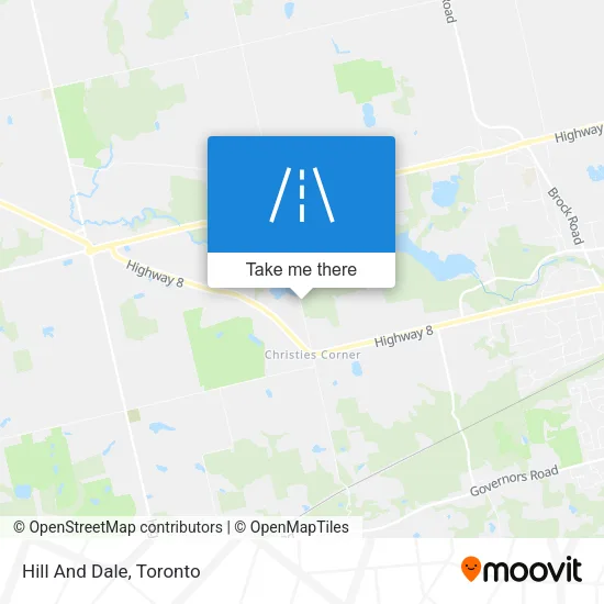 Hill And Dale map