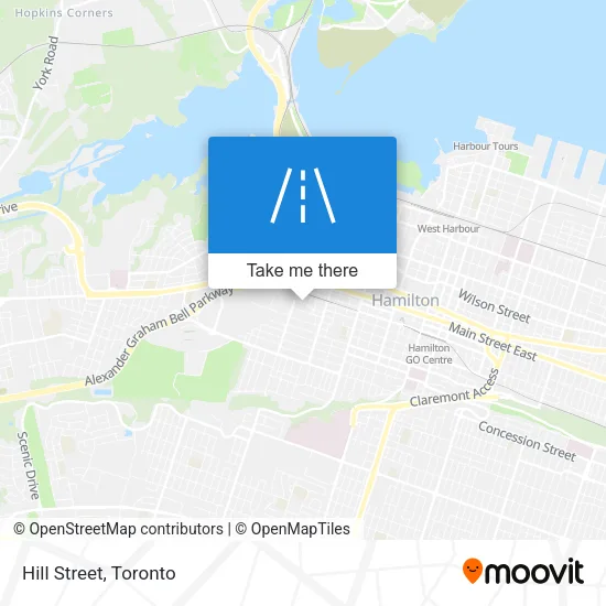 Hill Street map