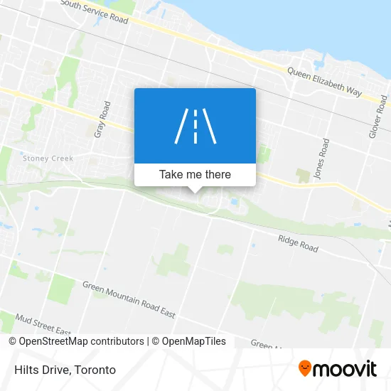 Hilts Drive map
