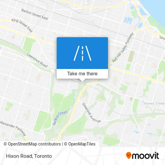 Hixon Road map