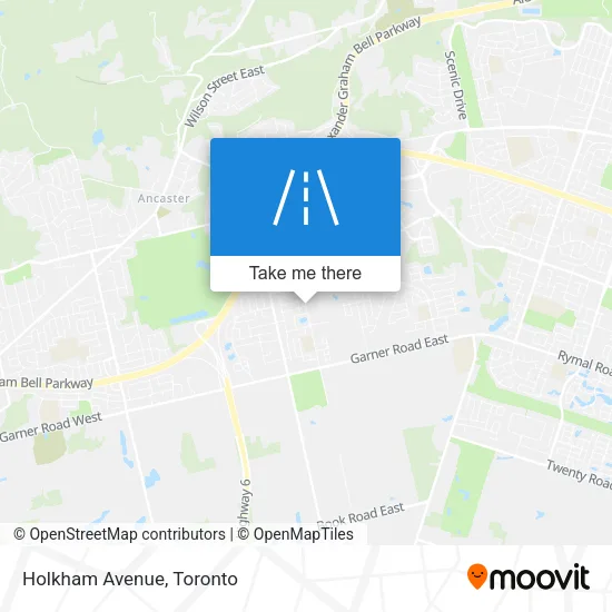 Holkham Avenue map