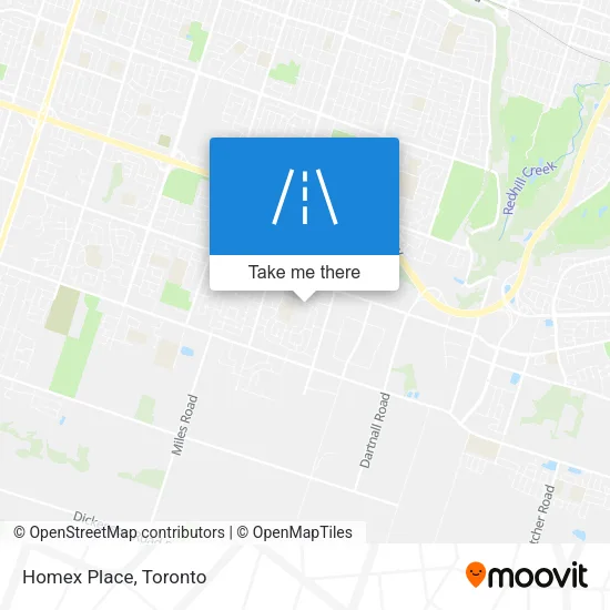 Homex Place map