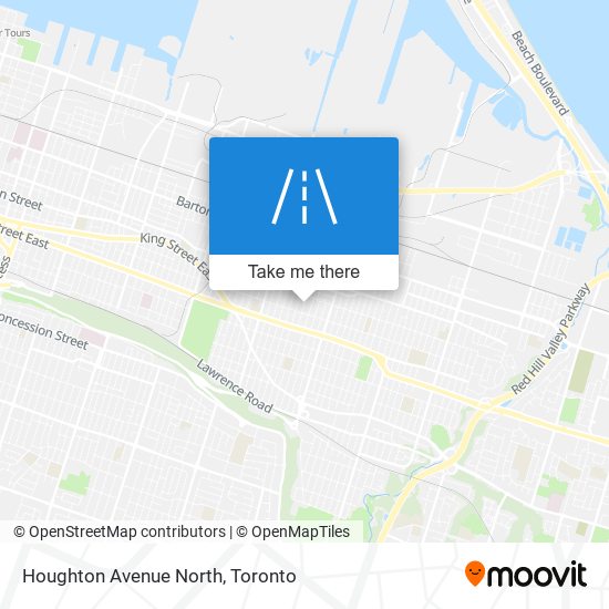 Houghton Avenue North map