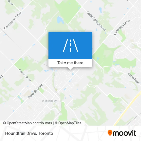 Houndtrail Drive map