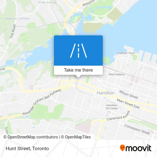 Hunt Street map