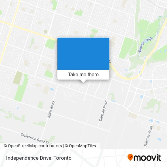 Independence Drive map