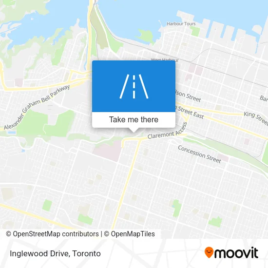 Inglewood Drive map