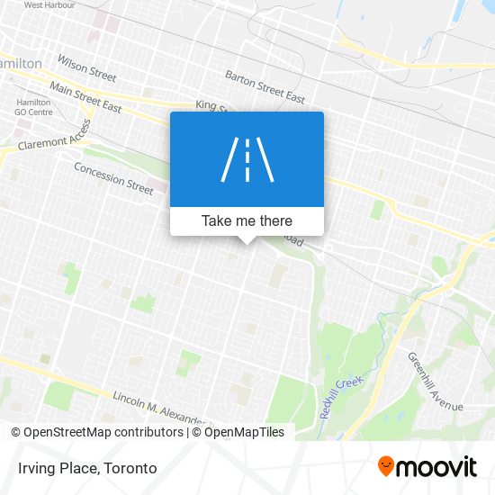 Irving Place map
