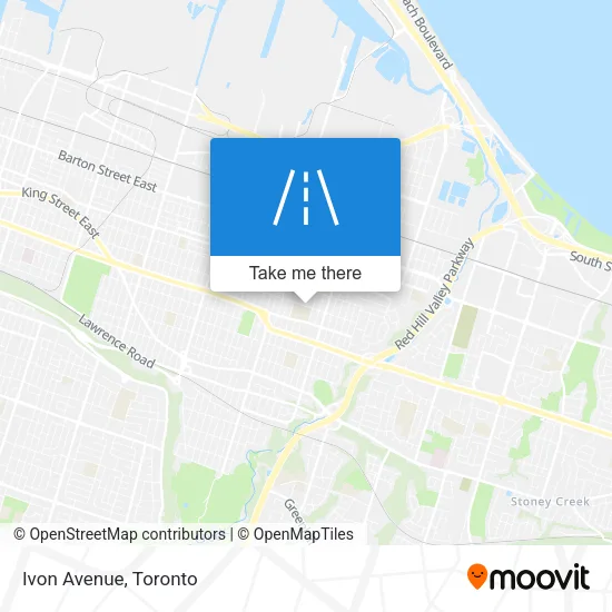 Ivon Avenue map