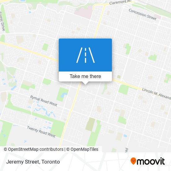 Jeremy Street map