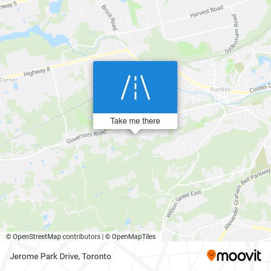 Jerome Park Drive map