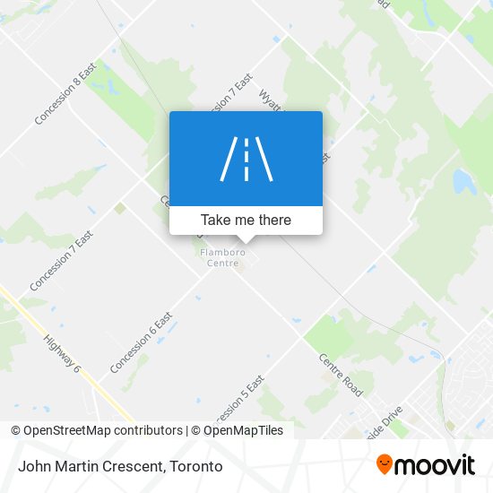 John Martin Crescent plan
