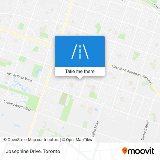 Josephine Drive map